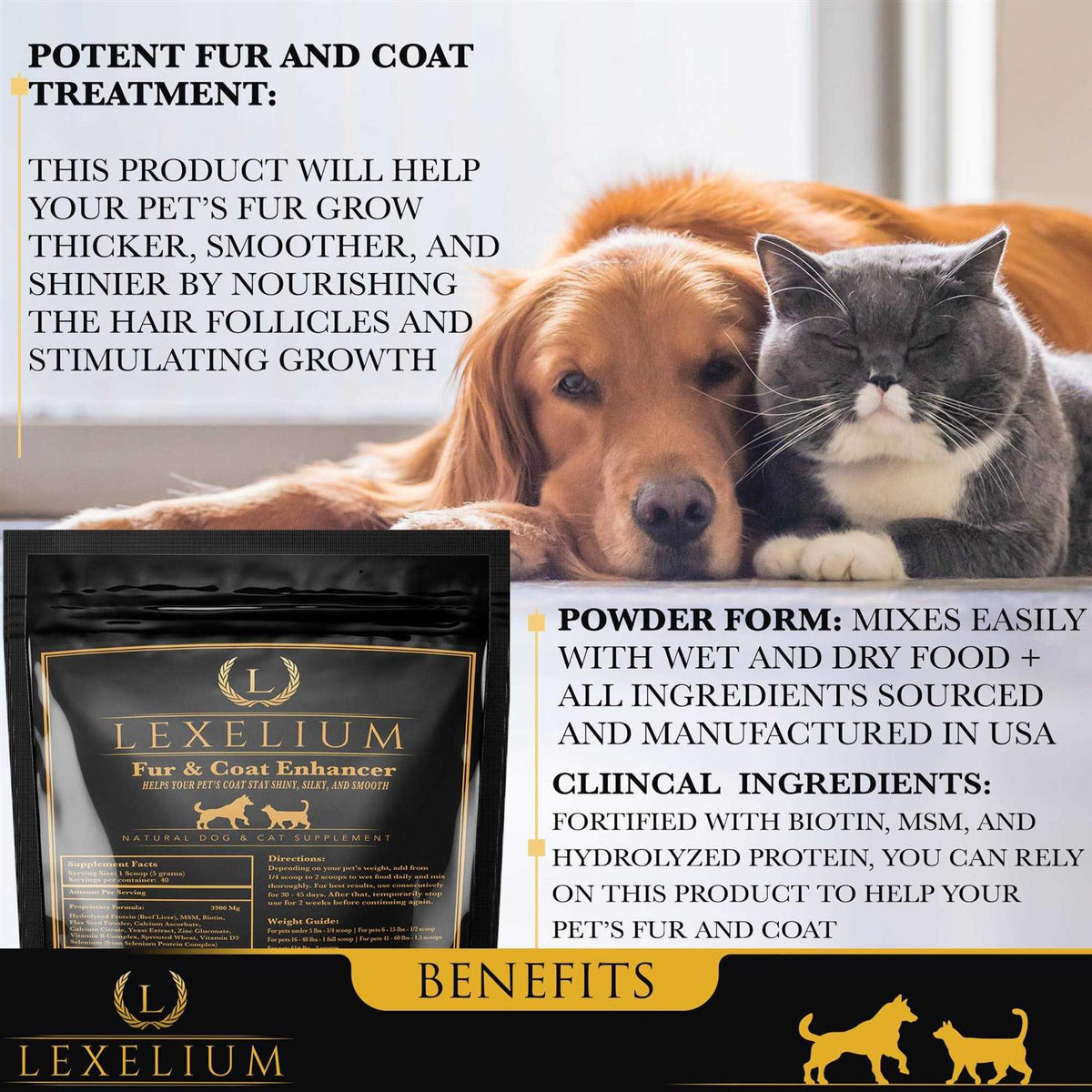 Dermatitis Skin and Coat Supplement for Dogs and Cats P87624