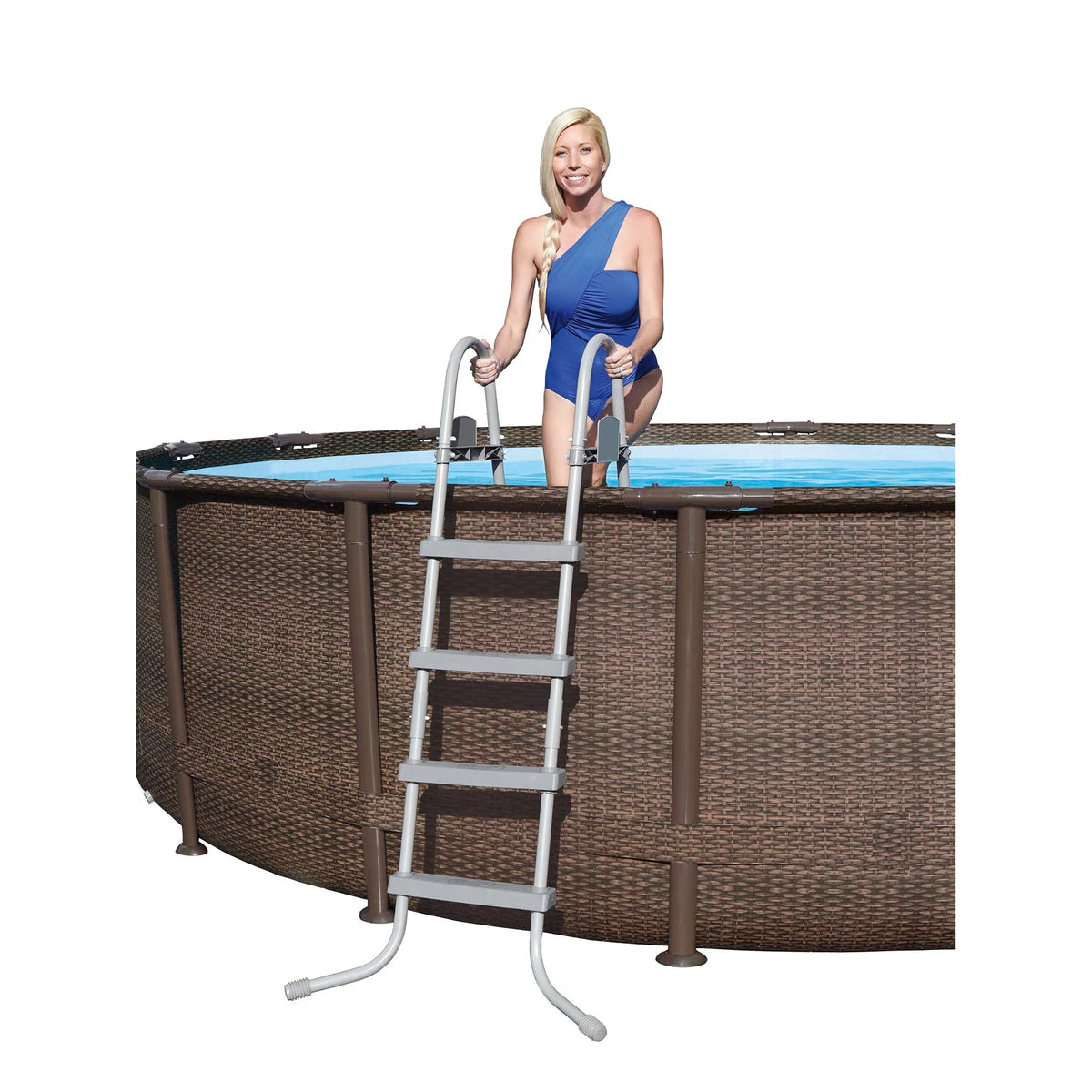 16ft x 48in Round Frame Above Ground Pool Set Z732656