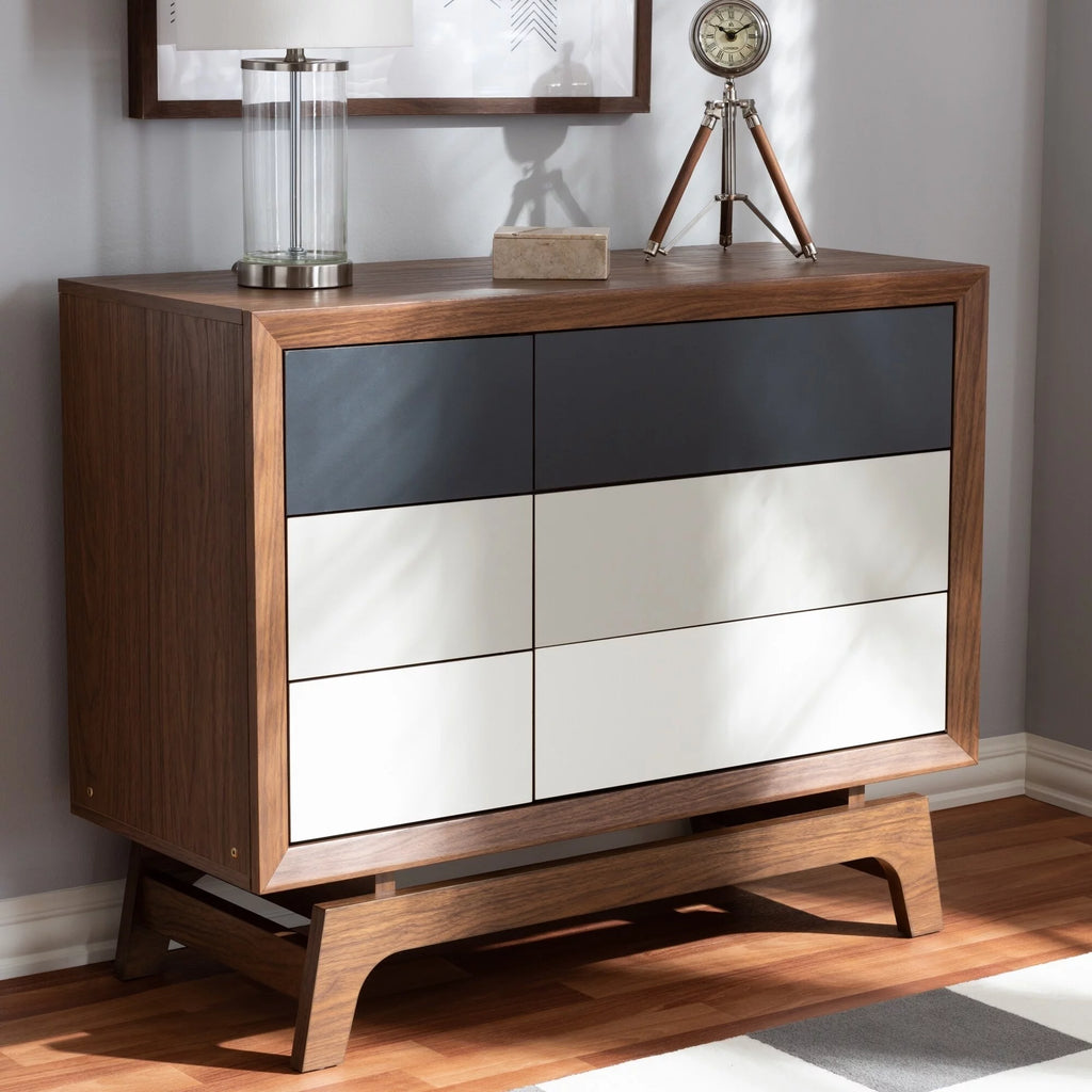Mid-Century 6-Drawer Chest J133535
