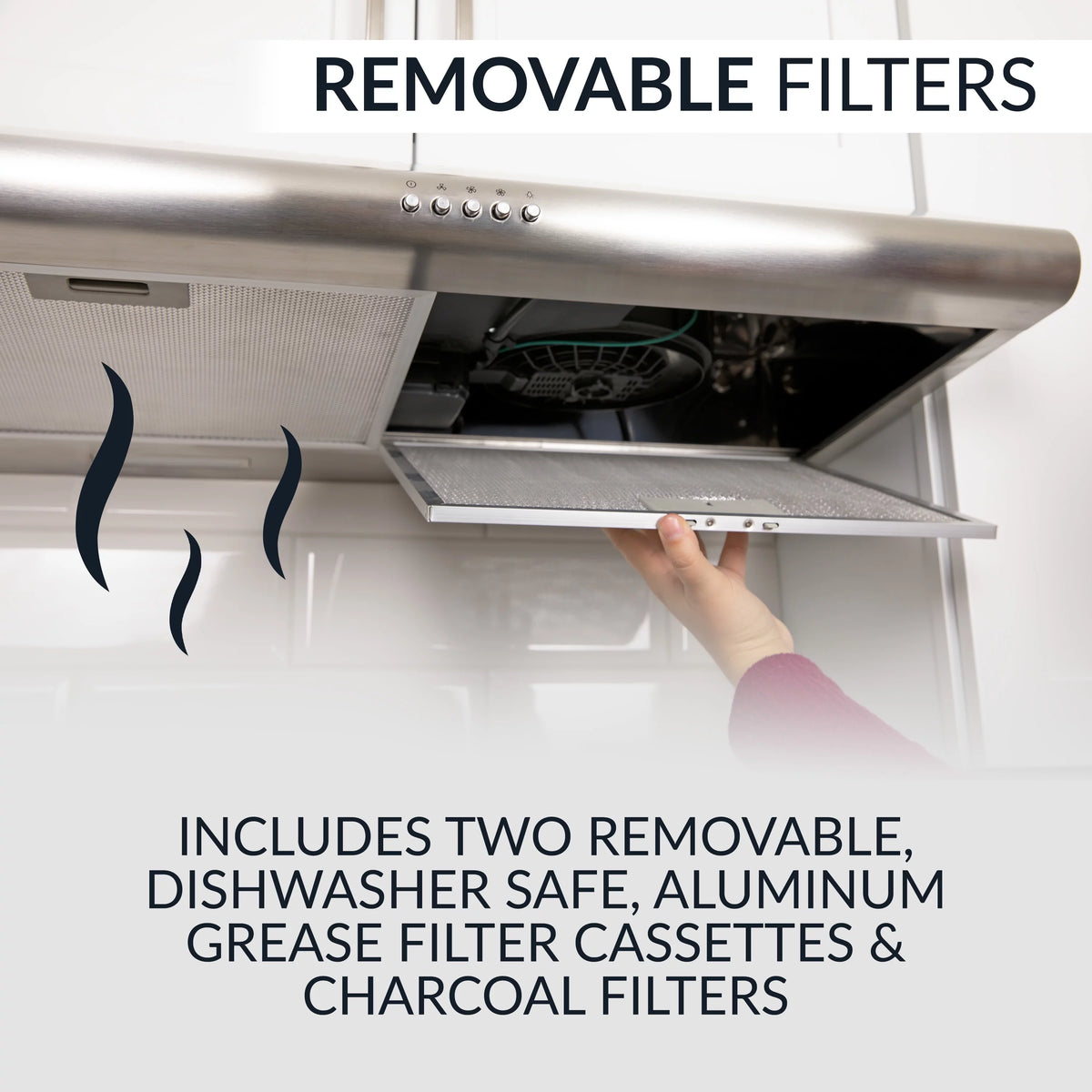 30-Inch Under the Cabinet Range Hood Stainless Steel P353