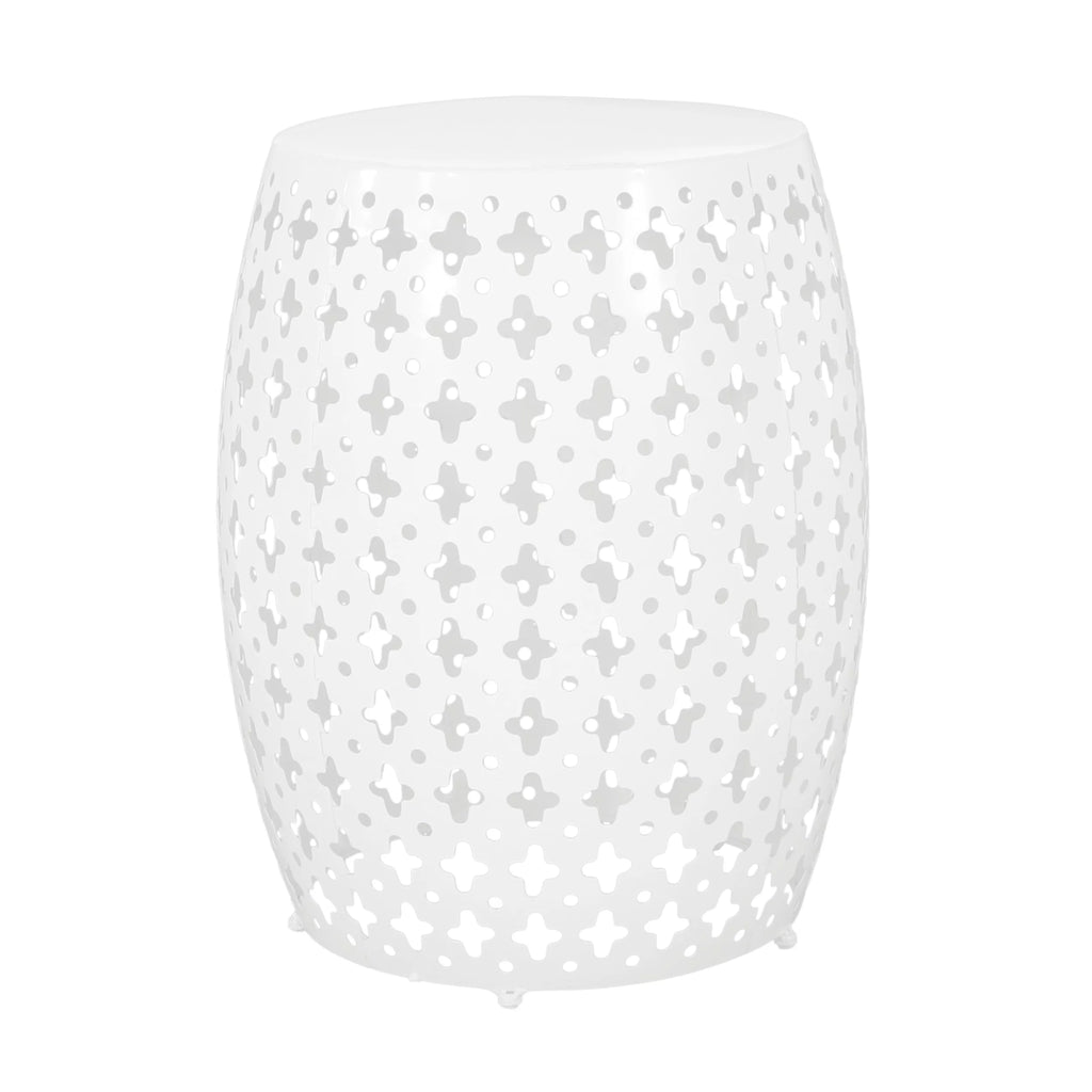 Black Metal Outdoor Side Table D91573