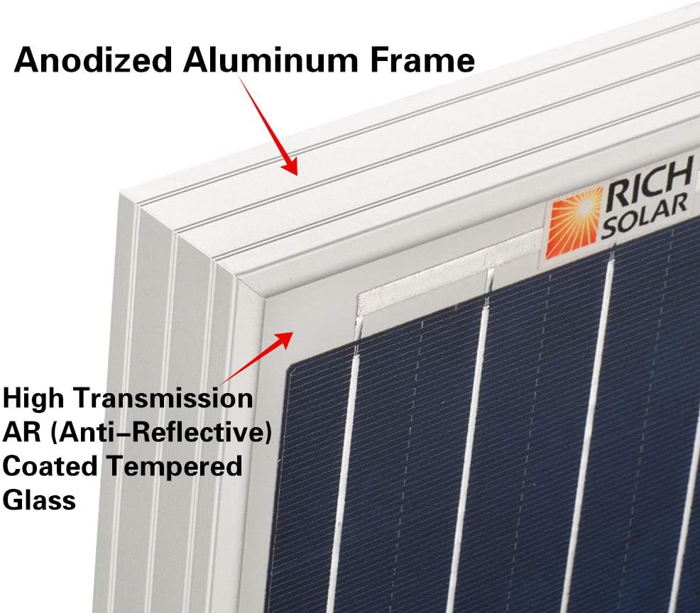 100 Watt 12 Volt Polycrystalline Solar Panel X846