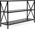 2 Tier Dark Gray Bookcase T820156