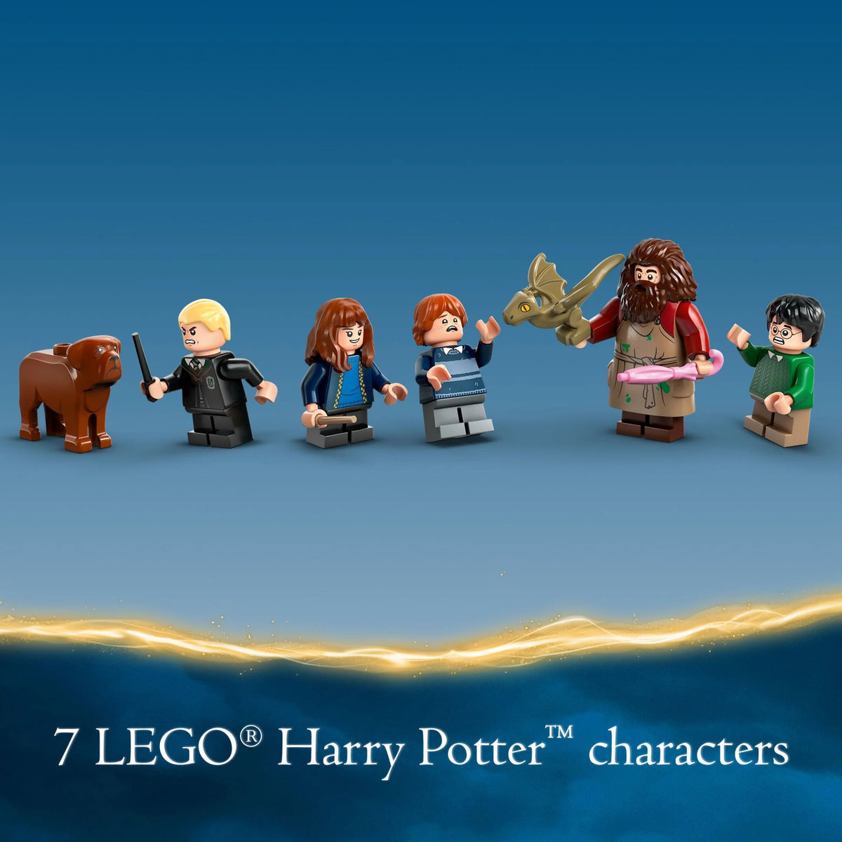 Buildable House Toy with 7 Characters and a Dragon X447532