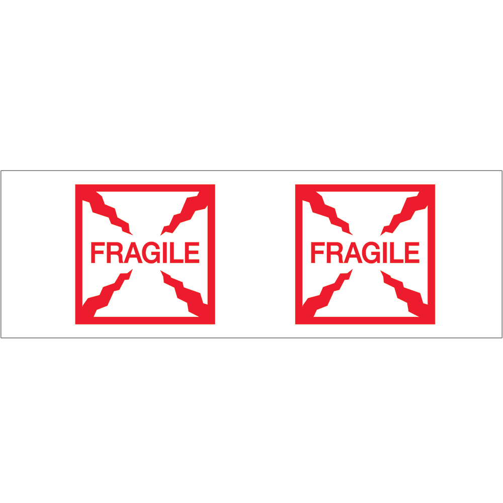 Pre Printed Fragile Carton Sealing Tape H236