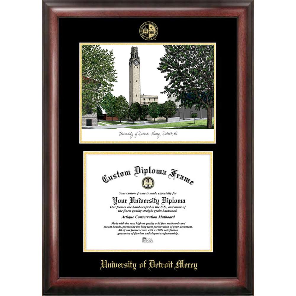 University of Detroit Mercy Embossed Diploma Frame O107785