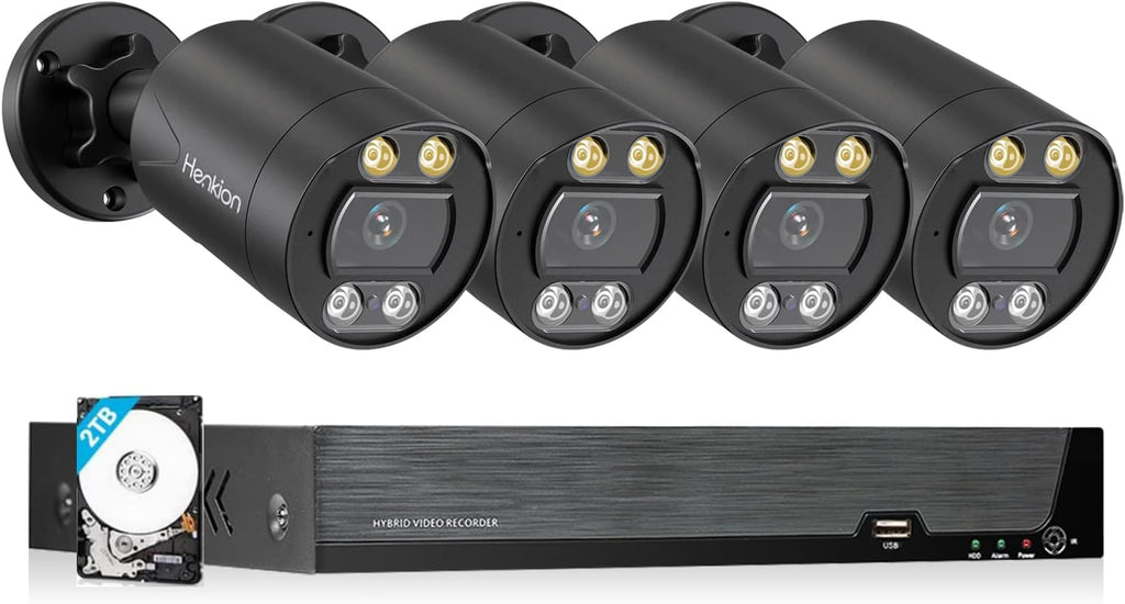 4K 8MP 8CH PoE Security Camera System with 2TB HDD R810267