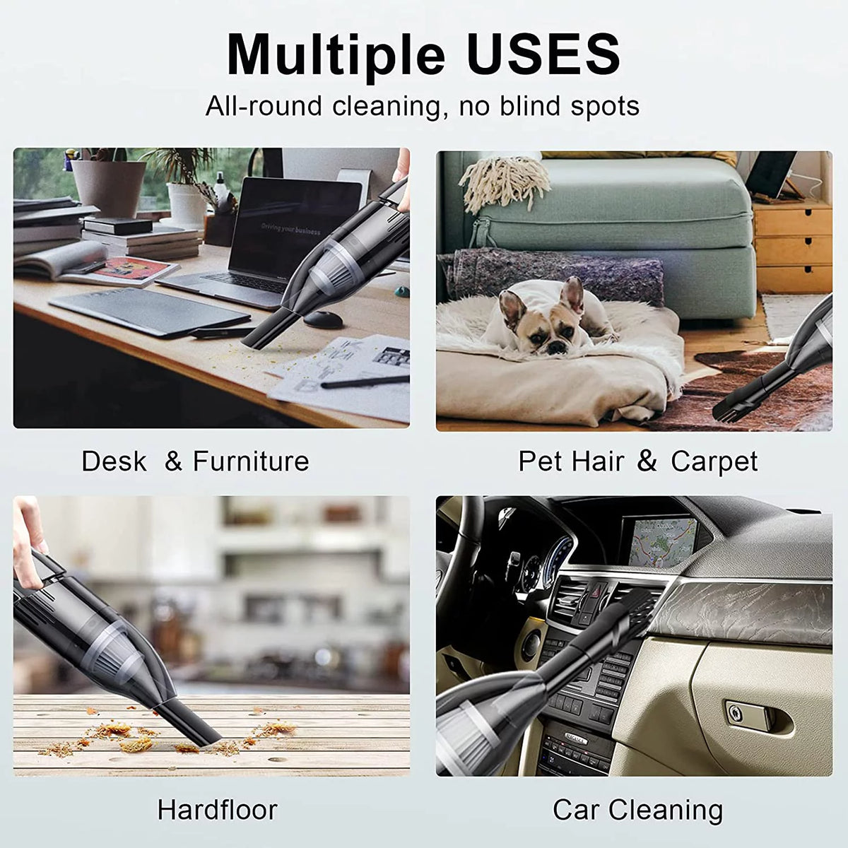 Cordless Handheld Vacuum Cleaner with Washable HEPA Filter A9689