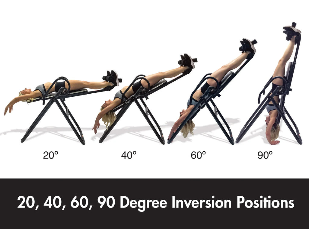 Blue Heat and Vibration Massage Inversion Table L502597