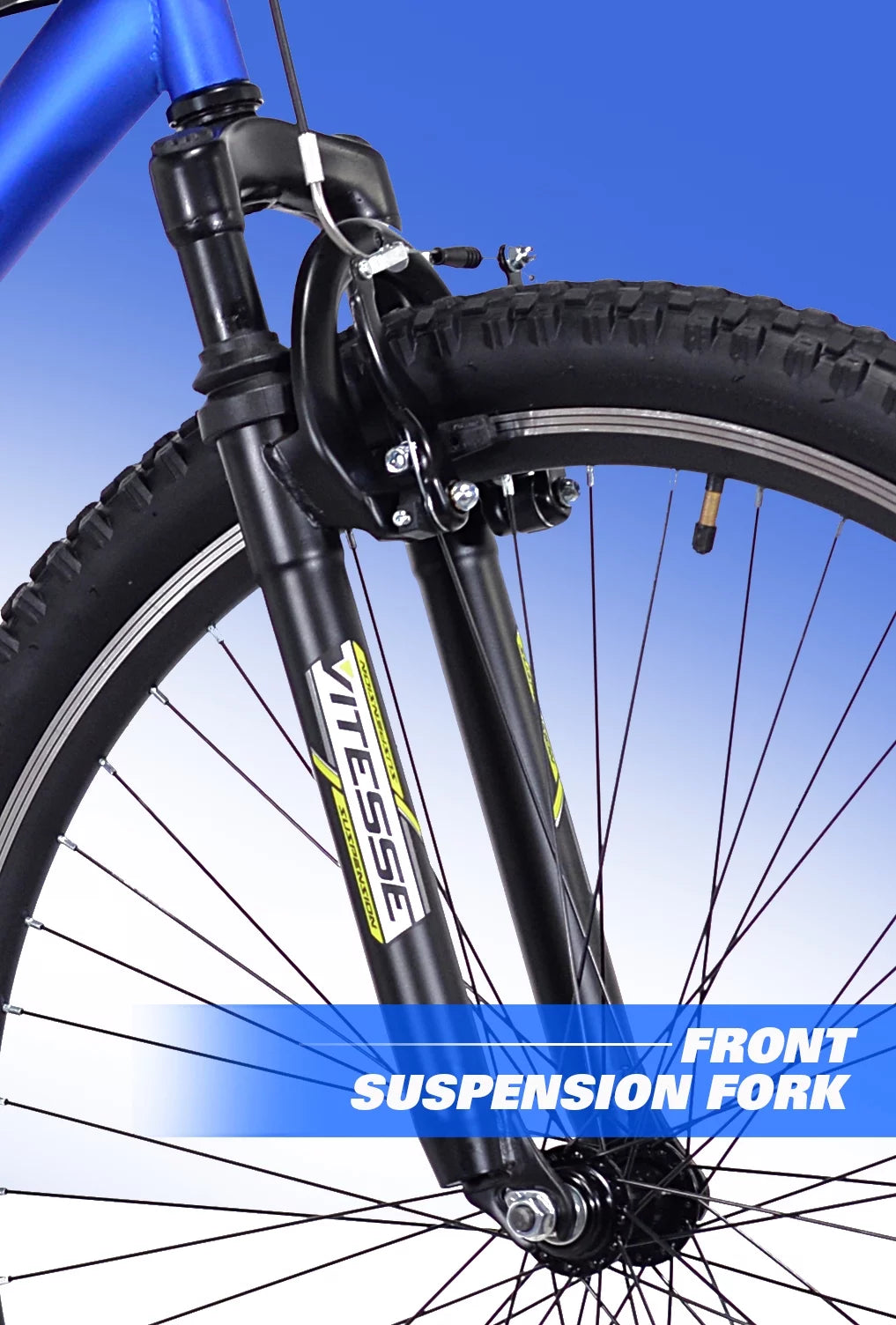 Blue 29 in. Dual Suspension Mountain Bike K437