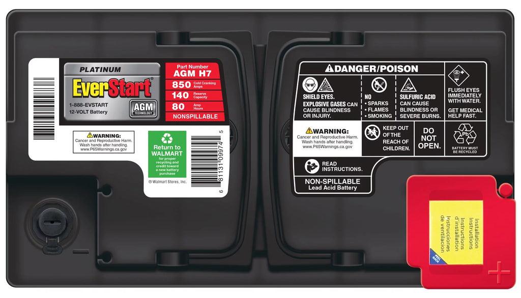 AGM Automotive Battery Group Size H7 12 Volt 850 CCA Q8460