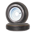 Trailer Tires On Rims 4.80-8 4 Lug White U3795