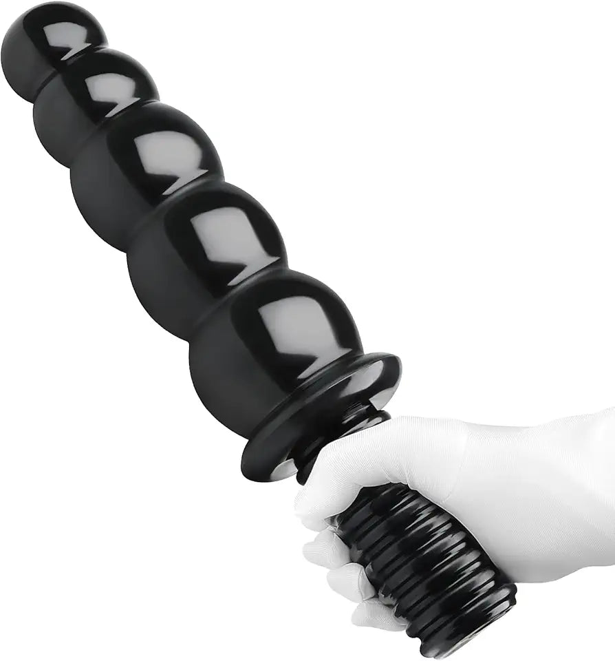 Anal Beads Butt Plug with Non-slip Handle M2407