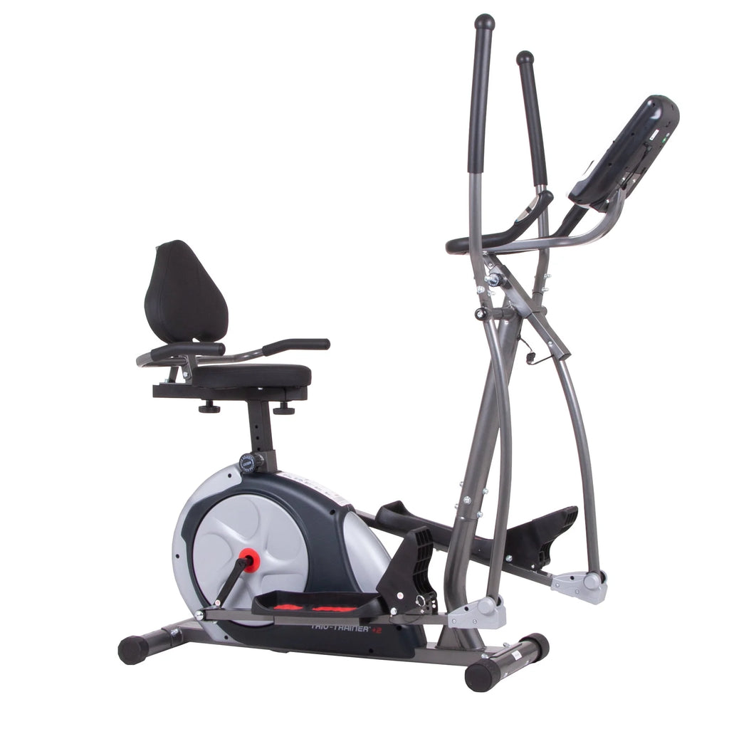 3-in-1 Elliptical and Exercise Bike with Heart Rate Monitor C311