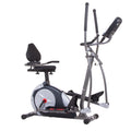 3-in-1 Elliptical and Exercise Bike with Heart Rate Monitor C311