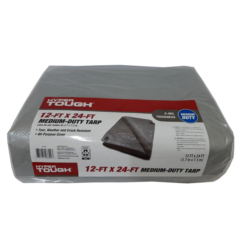 Weather Resistant Medium Duty 12 x 24' Polyethylene Tarp A859391