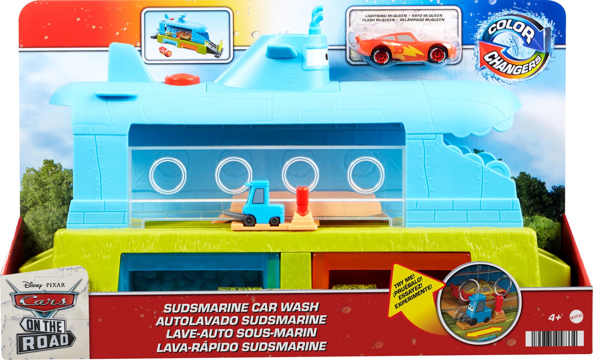 Color-Change Toy Car Playset U4932