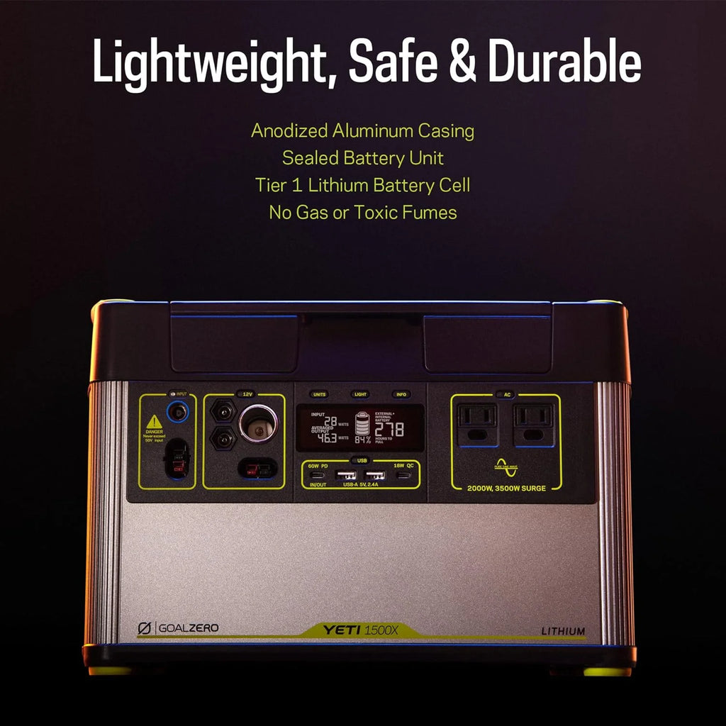 Portable Power Station 1516Wh Lithium Battery 2000 Watt T1551