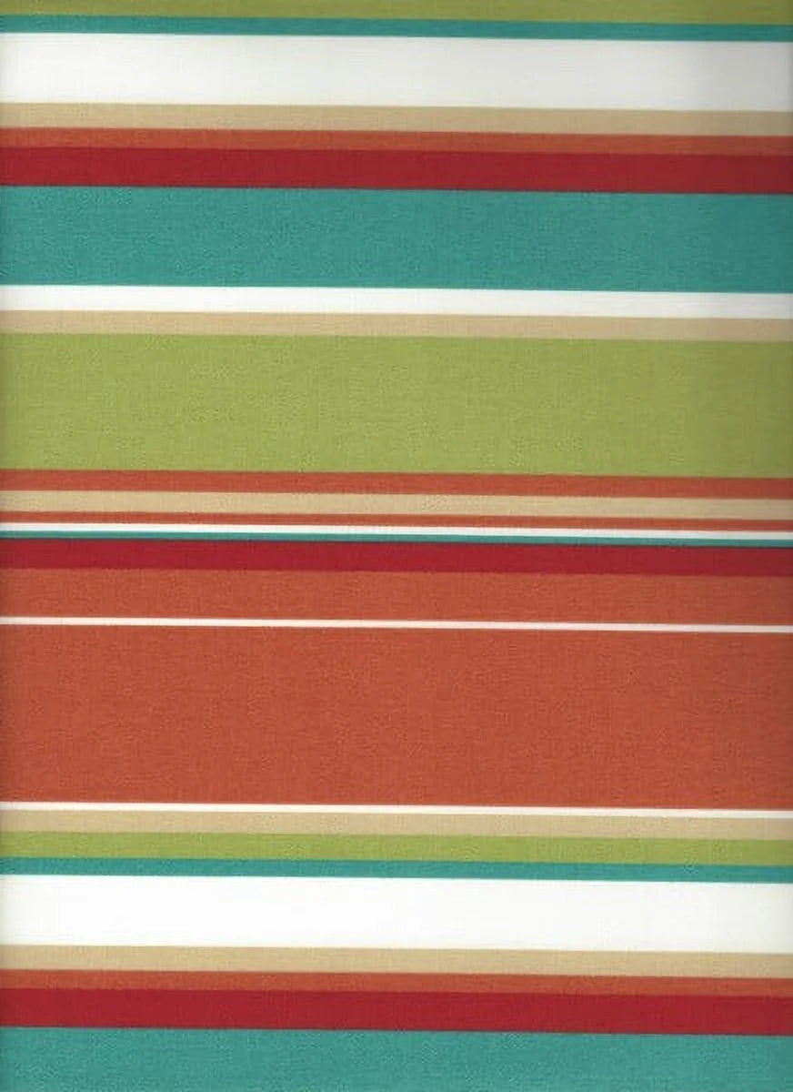 Multicolor Stripe Rectangular Outdoor Throw Pillows 2 Pack X6681