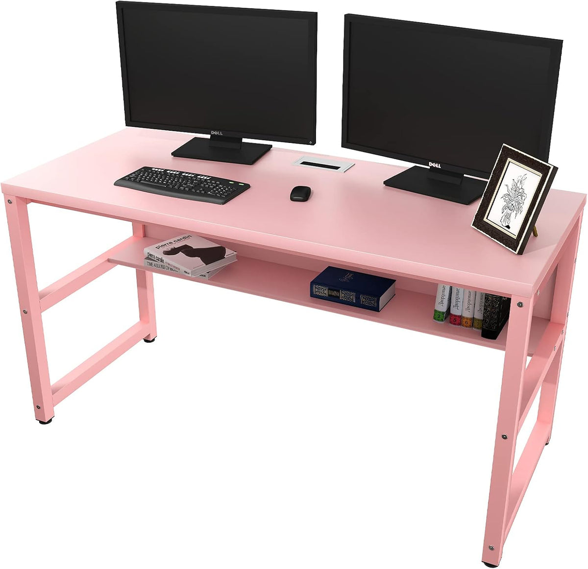 Computer Desk with Bookshelf Z589729