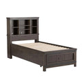 Dark Gray Twin Bookcase Bed R549953