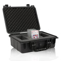Graded Card Storage Box Weatherproof Impact Absorbing Foam Slots Large Black V511253