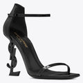 Black 110mm Leather Sandals R455361