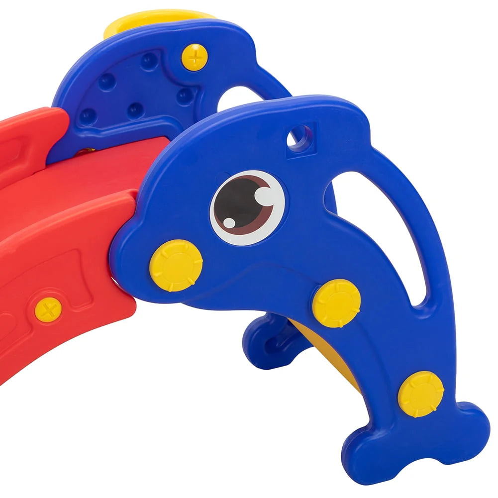 Toddler Slide with Basketball Hoop, Ball and Ladder K6533