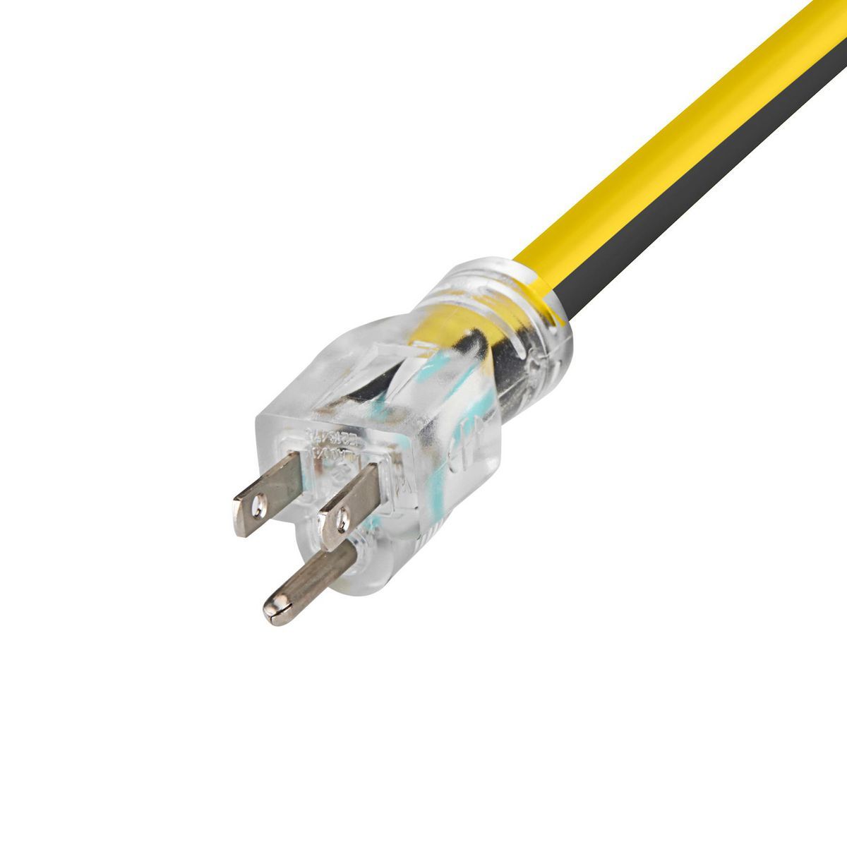 100 ft. 12/3 Gauge Multiple Outlet Extension Cord with Indicator Light, Yellow, Black C916