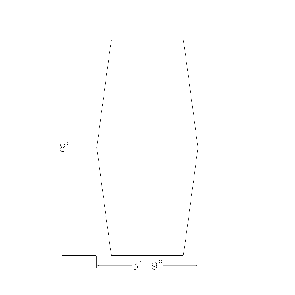 8 Person Hexagon Conference Room Table W420