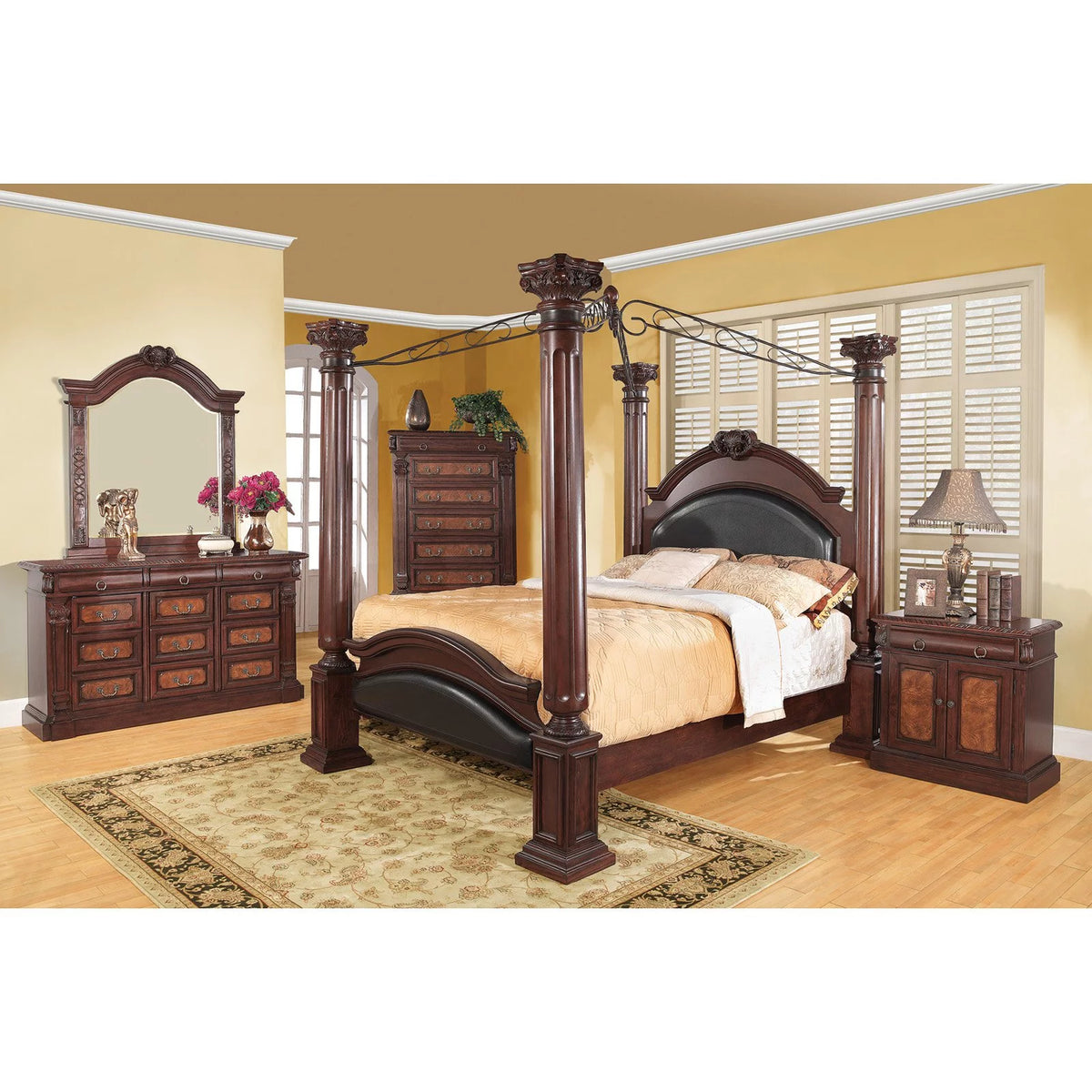 5-Drawer Tall Chest Cappuccino X166