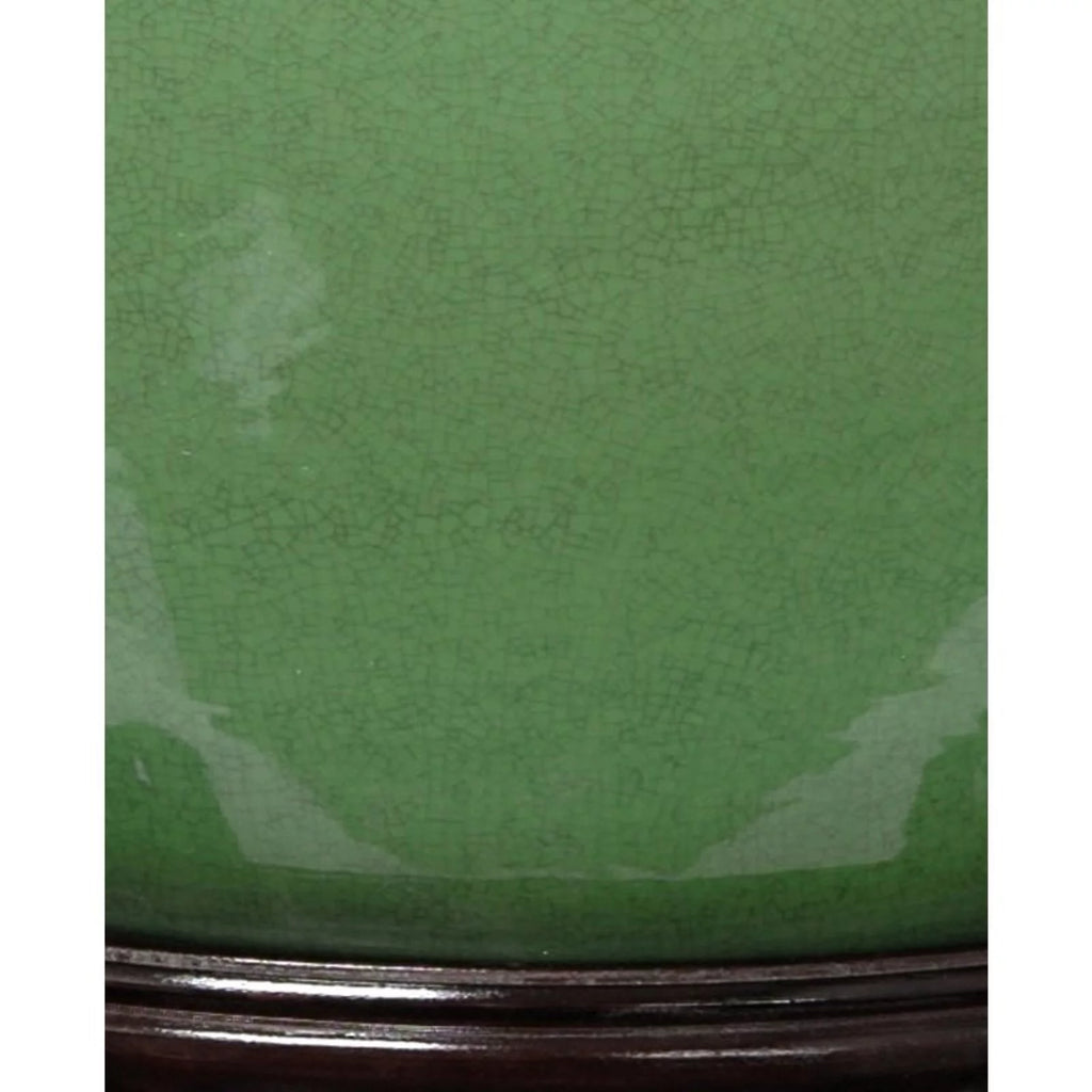 12" Celadon Porcelain Fishbowl V5689