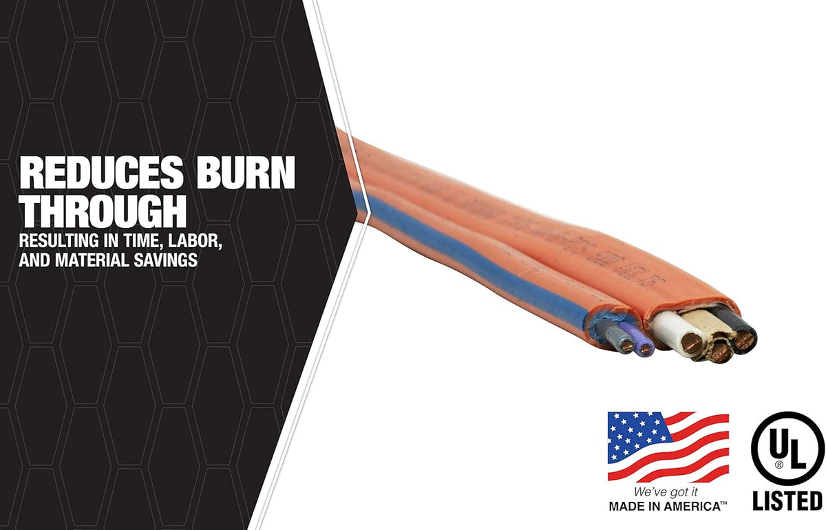 100' 10/3 with Ground Indoor Electrical Wire NM-B Orange P14036