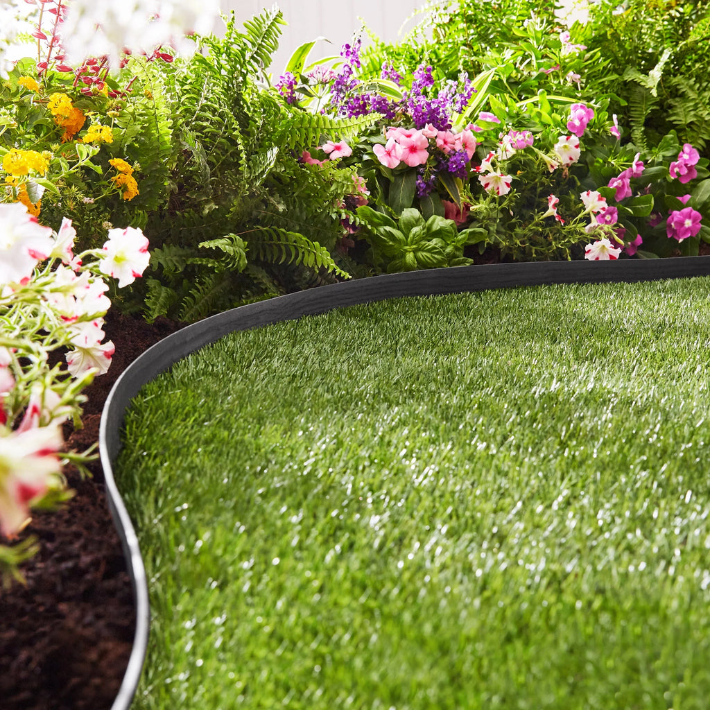 2-inch Tall 30-ft Plastic Black Landscape Edging D455307
