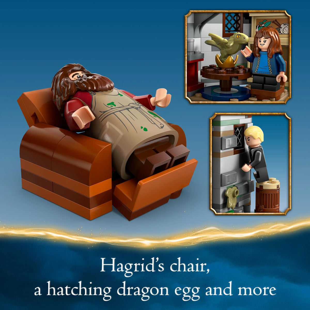 Buildable House Toy with 7 Characters and a Dragon X447532