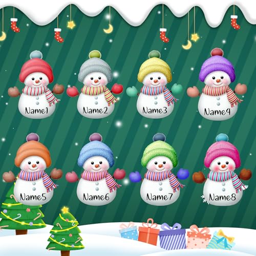Wooden Christmas Ornament with Name Picture M847