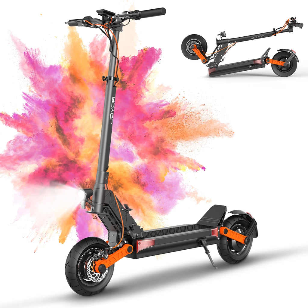 Dual Motor Electric Scooter, 2000W Up to 37 MPH & 50 Miles, 10 Off-Road Tires R695405