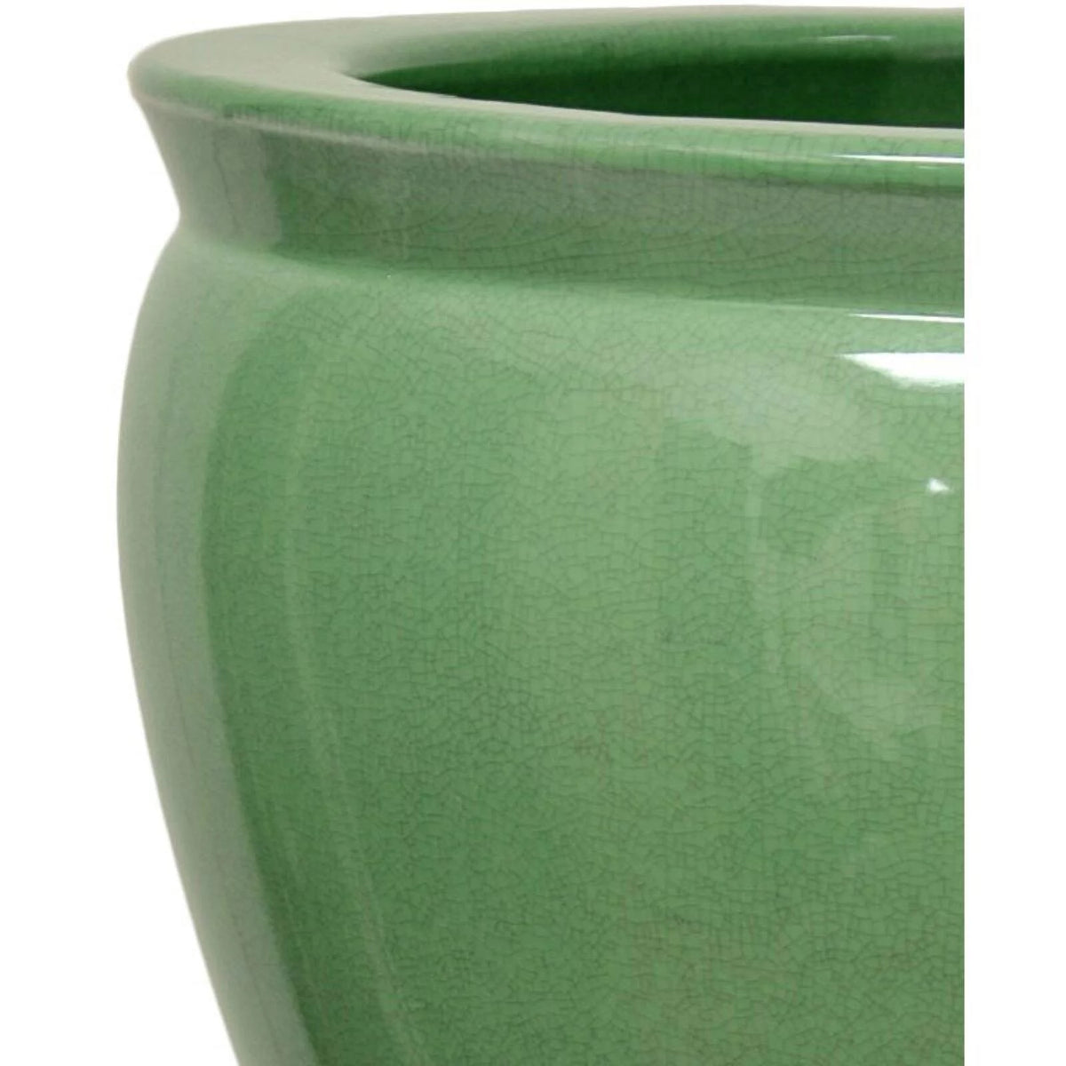 12" Celadon Porcelain Fishbowl V5689