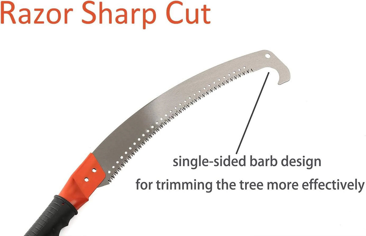 Extendable Manual Pole Saw with 10FT Stainless Steel Pole G232