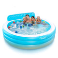 Inflatable Pool with Seat Round 7.33 x 7.11 x 2.5 ft R91193