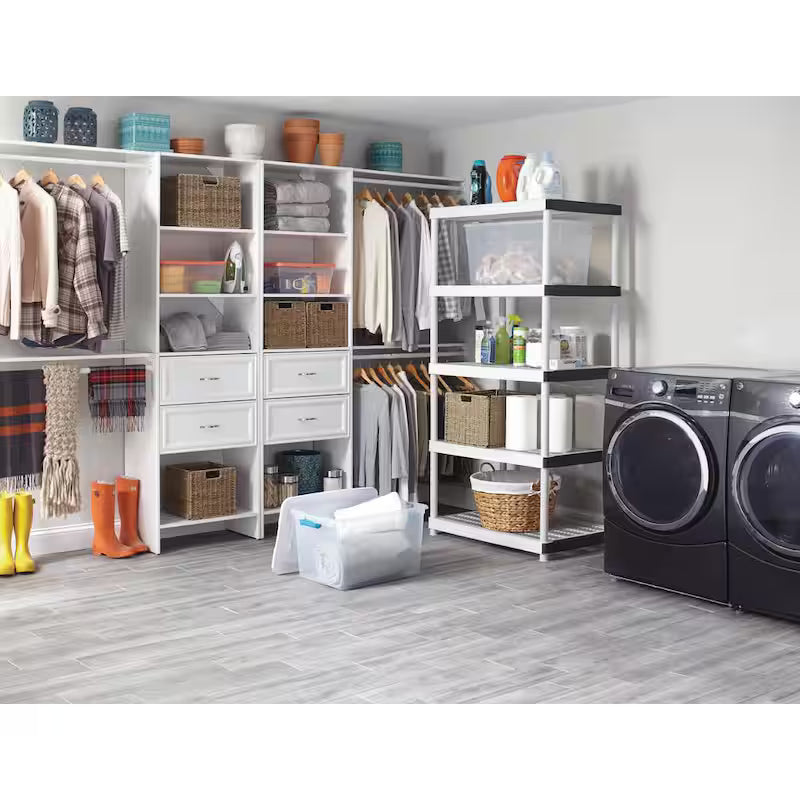 5-Tier Plastic Storage Shelving Unit M14423