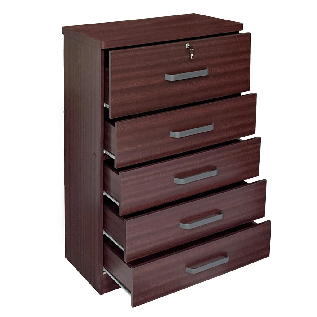 5 Drawer Mahogany Chest of Drawers T875065