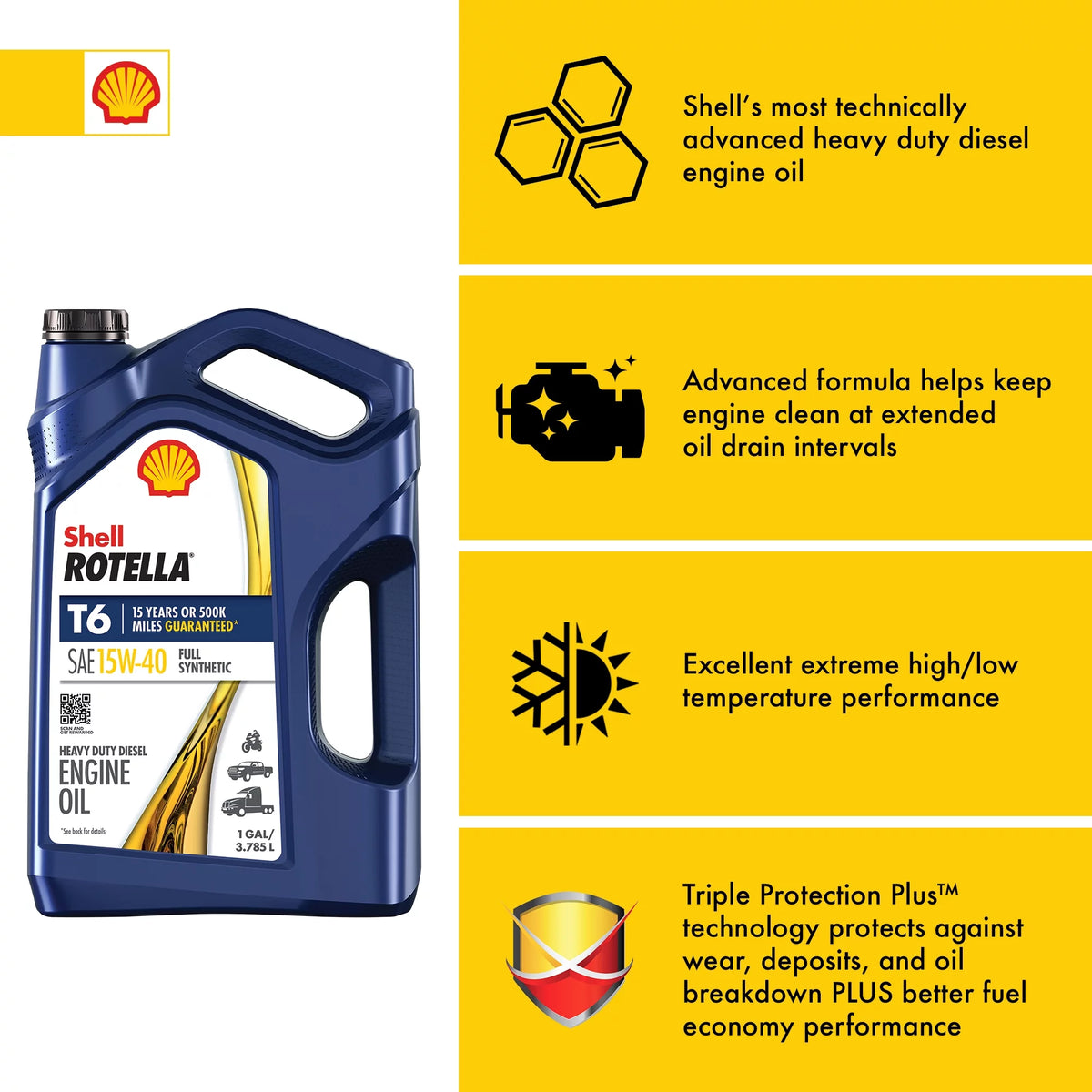 15W-40 Full Synthetic Diesel Engine Oil D184