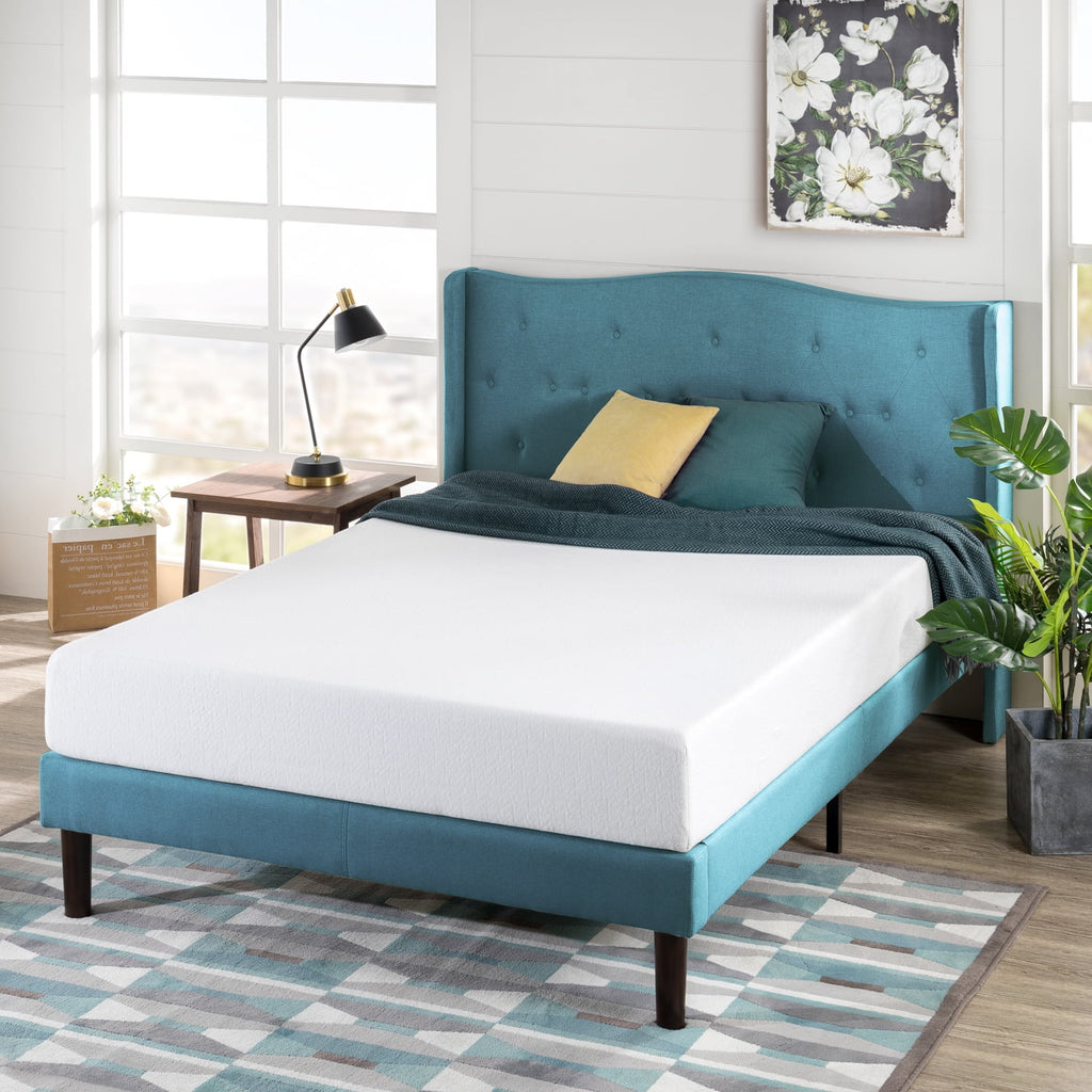 8 Green Tea Memory Foam Short Queen Mattress S430