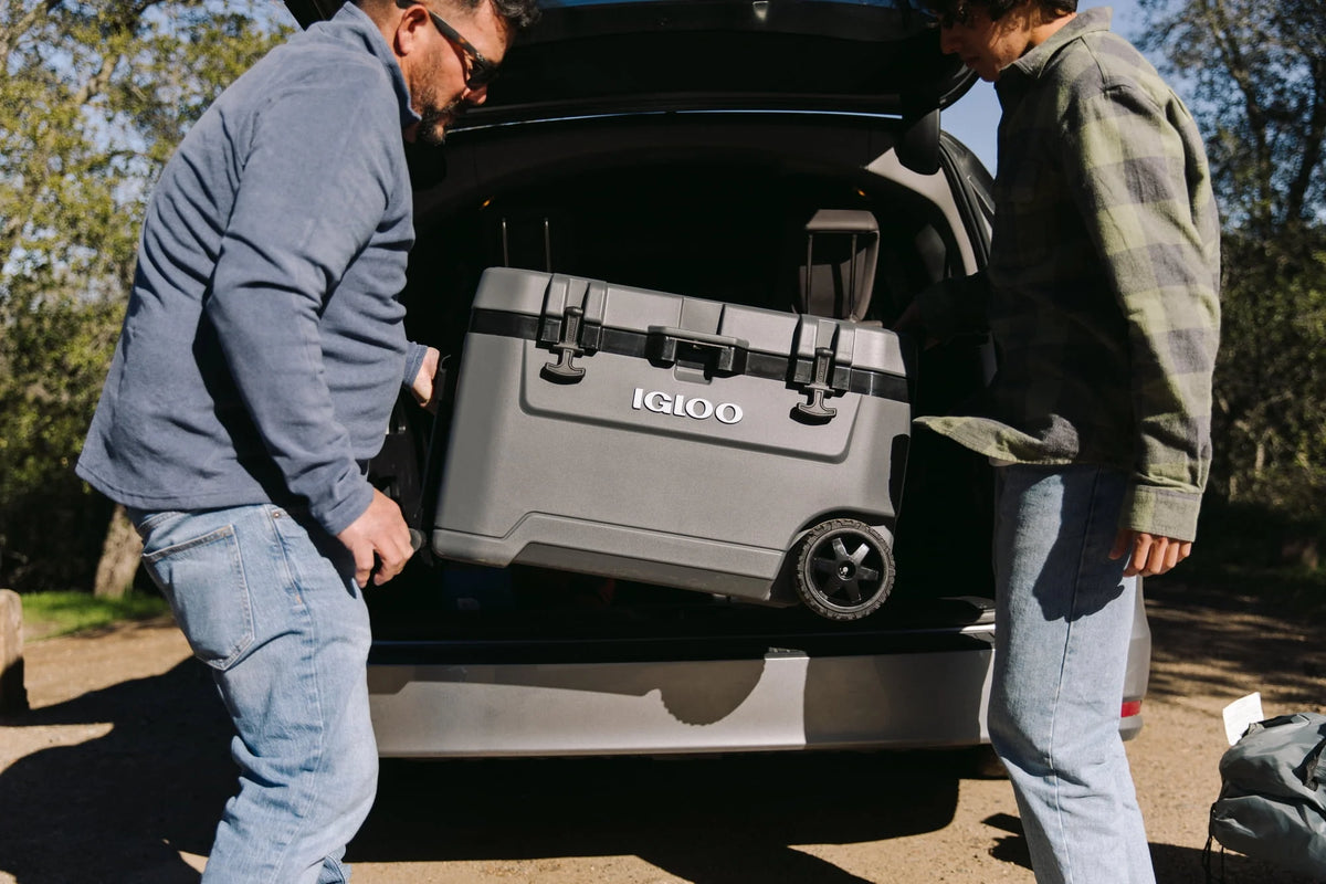 72 Quart Ice Chest Cooler with Wheels K274