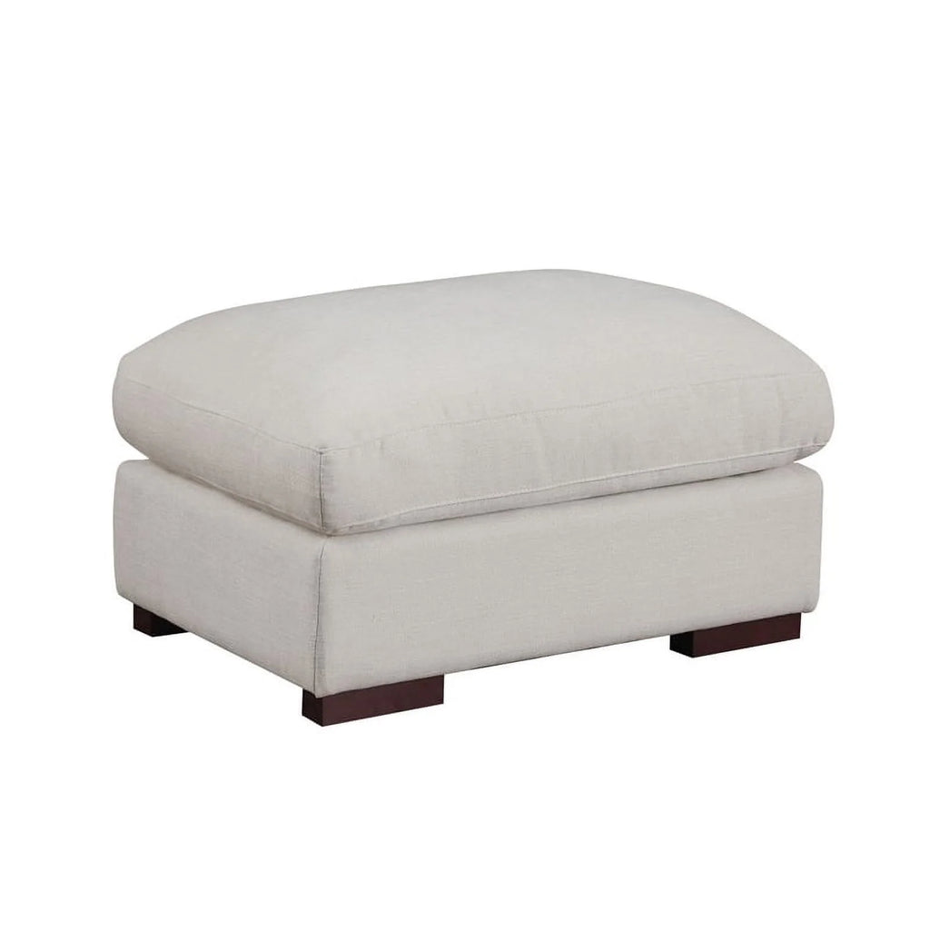 Beige Reversible Modular Fabric Sectional Sofa with Two Ottoman Q5128
