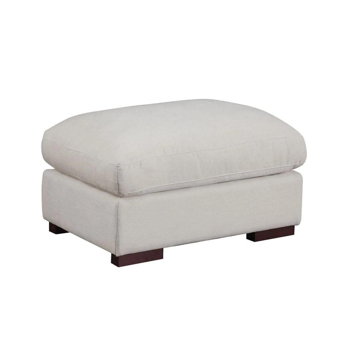 Beige Reversible Modular Fabric Sectional Sofa with Two Ottoman Q5128