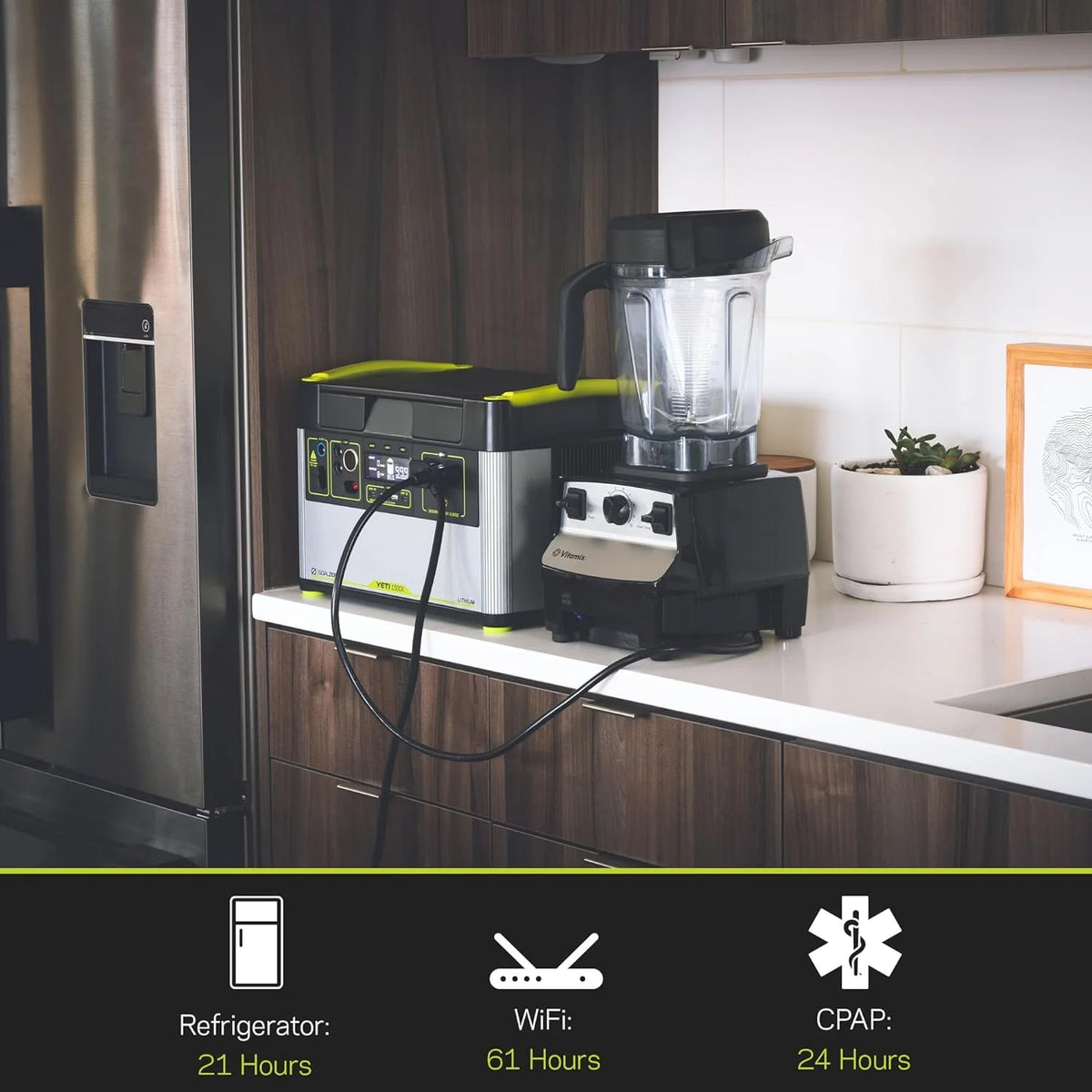 Portable Power Station 1516Wh Lithium Battery 2000 Watt T1551