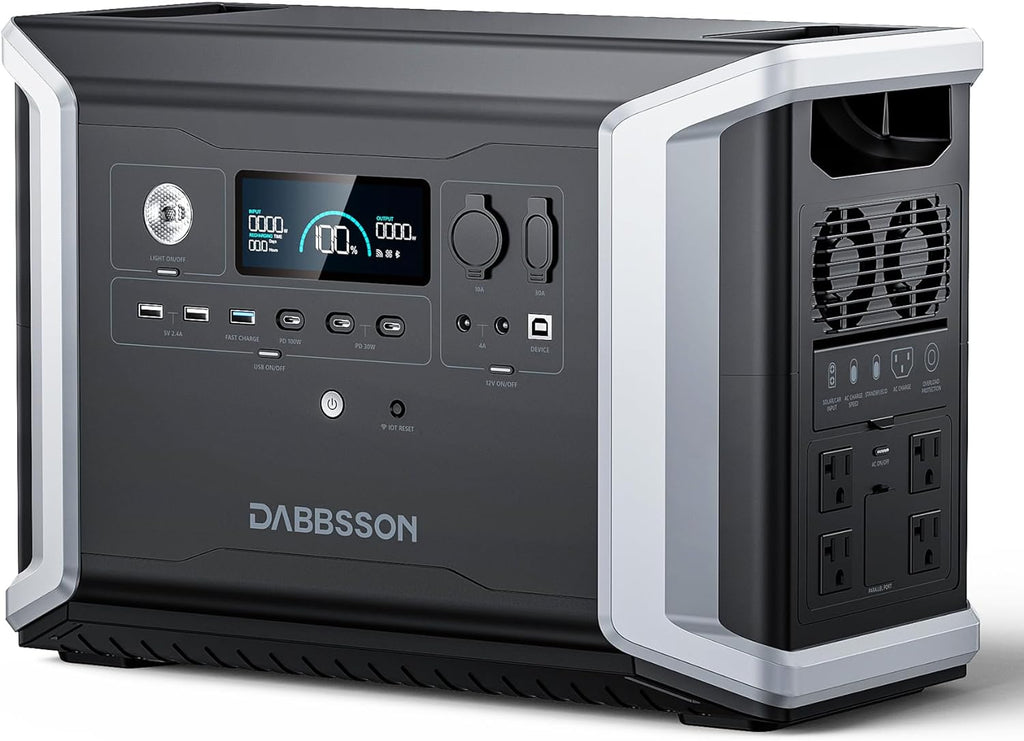 Portable Power Station 16660Wh 2200W AC Outlets H794062