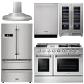 48 Propane Gas Range, Range Hood, Refrigerator, Dishwasher, Wine Cooler T305167